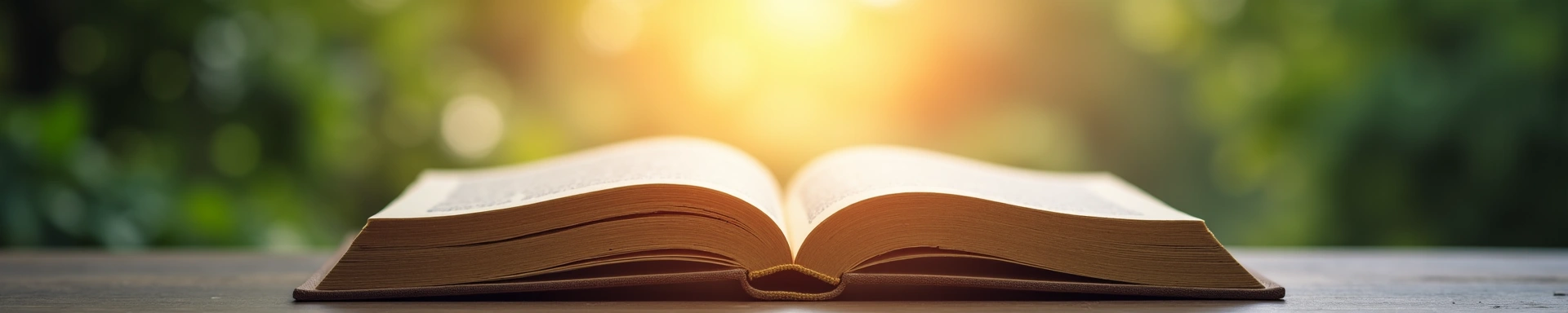 A serene natural landscape with soft light, symbolizing knowledge and well-being.